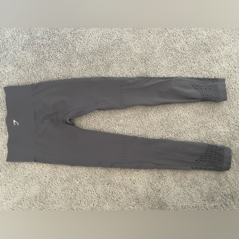 Gray Gymshark Seamless Leggings